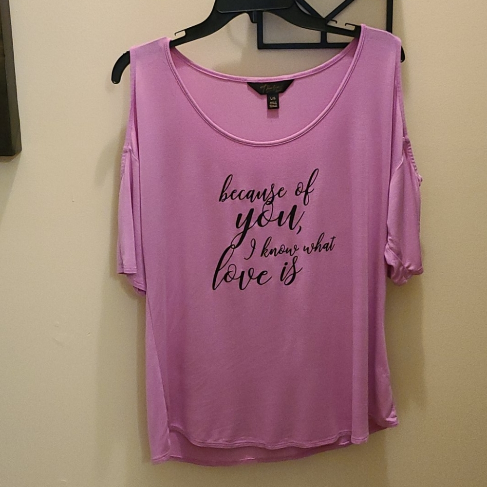 Thalia Sodi Cold Shoulder Top